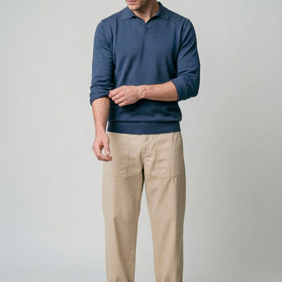 Cotton Referee-style polo - MONTEZEMOLO