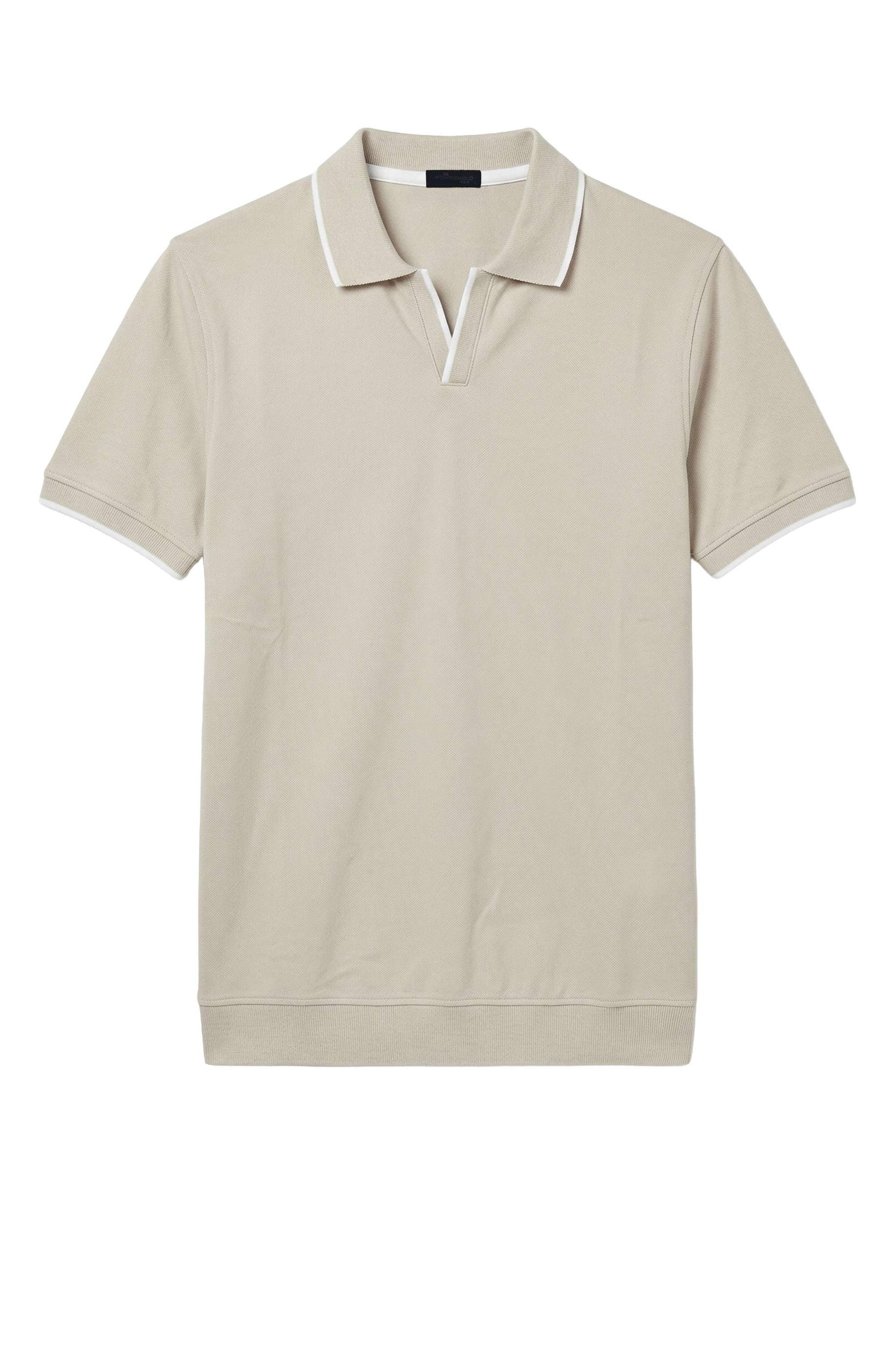 Referee-style cotton polo - MONTEZEMOLO