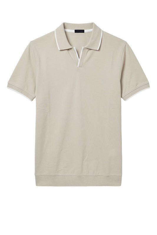 Referee-style cotton polo - MONTEZEMOLO