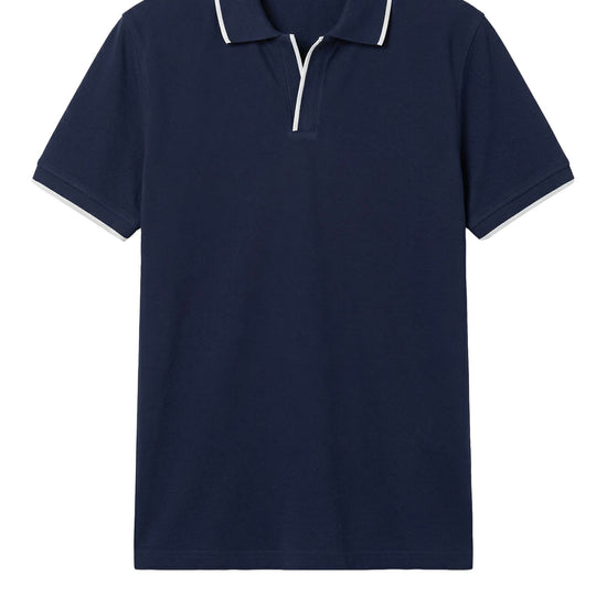 Referee-style cotton polo - MONTEZEMOLO