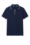 Referee-style cotton polo - MONTEZEMOLO