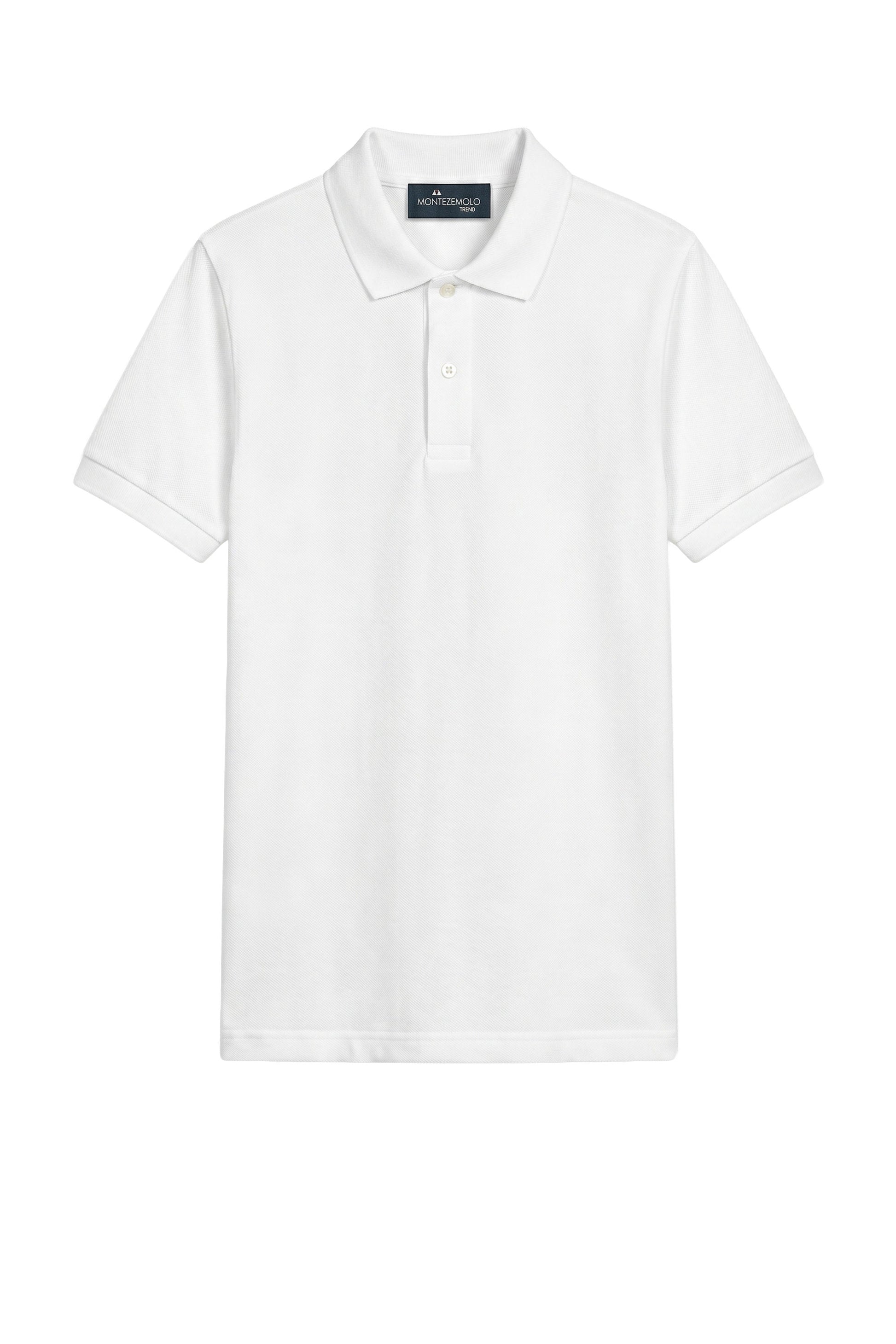 Piquet polo with buttons - MONTEZEMOLO