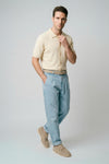 Bouclé cotton knit shirt - MONTEZEMOLO