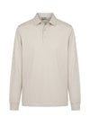 Long sleeve cotton and modal polo - MONTEZEMOLO