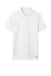 Short-sleeve stretch cotton polo - MONTEZEMOLO