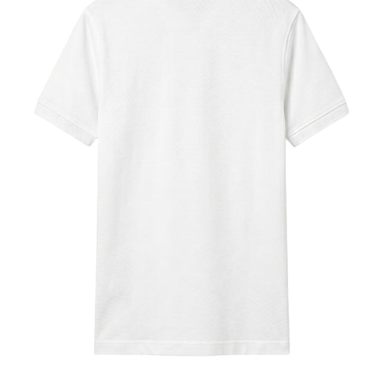 Short-sleeve stretch cotton polo - MONTEZEMOLO
