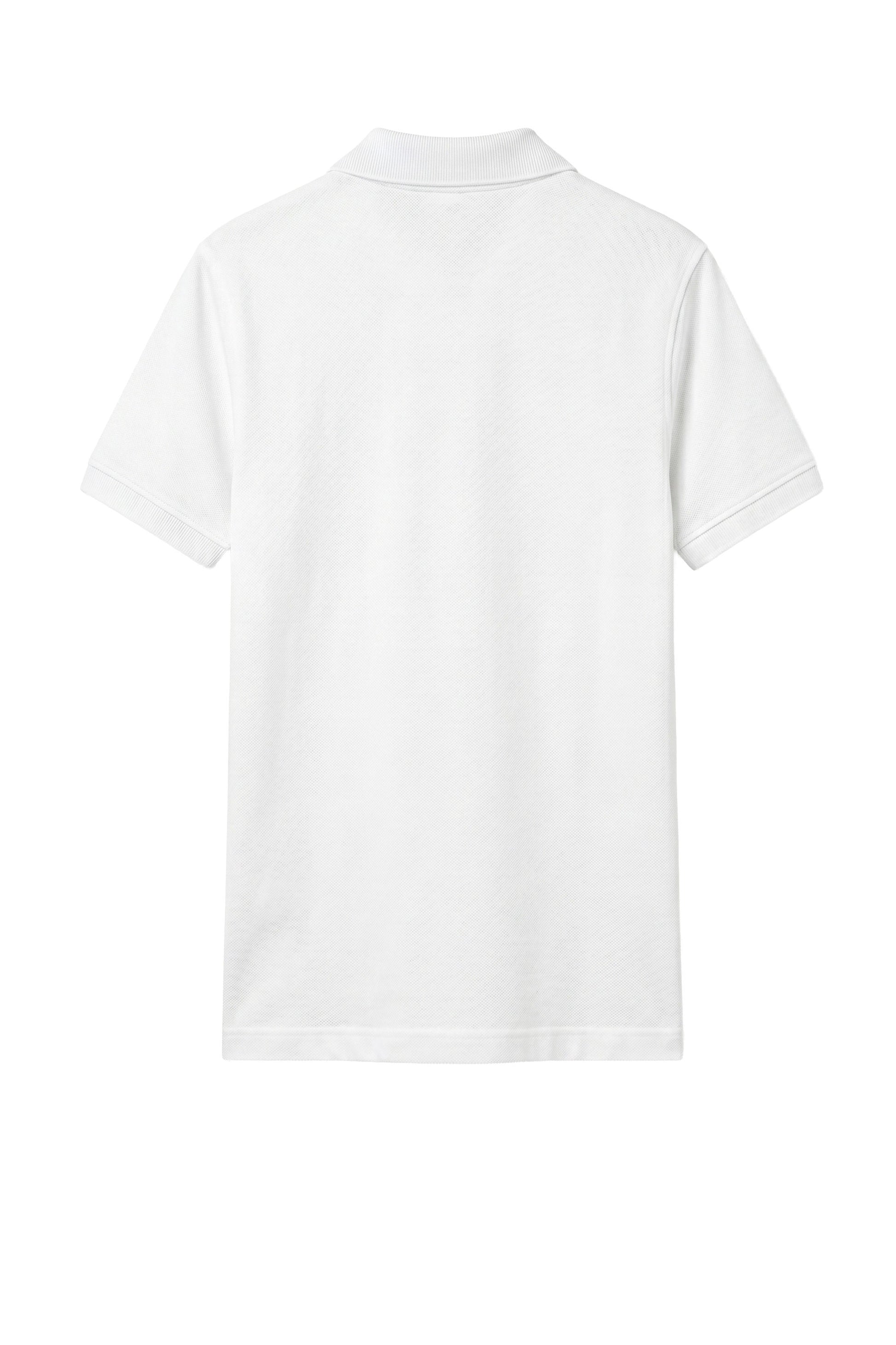Short-sleeve stretch cotton polo - MONTEZEMOLO
