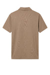 Short-sleeve stretch cotton polo - MONTEZEMOLO