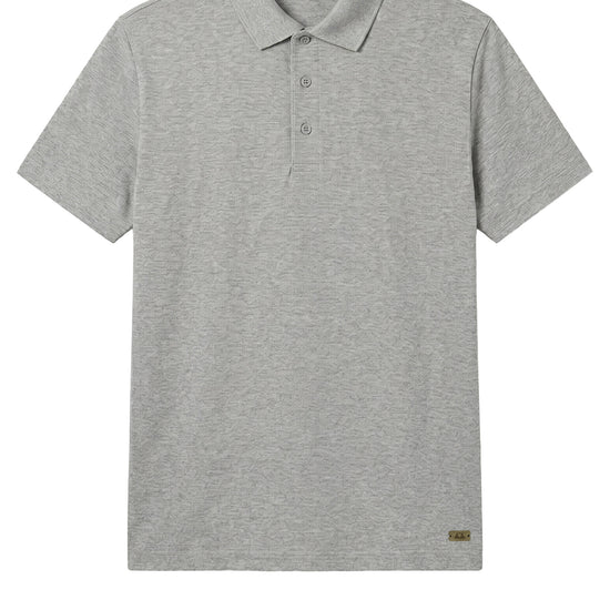 Short-sleeve stretch cotton polo - MONTEZEMOLO
