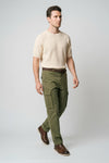 Raglan knit T-shirt in crepe cotton - MONTEZEMOLO