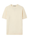 Raglan knit T-shirt in crepe cotton - MONTEZEMOLO