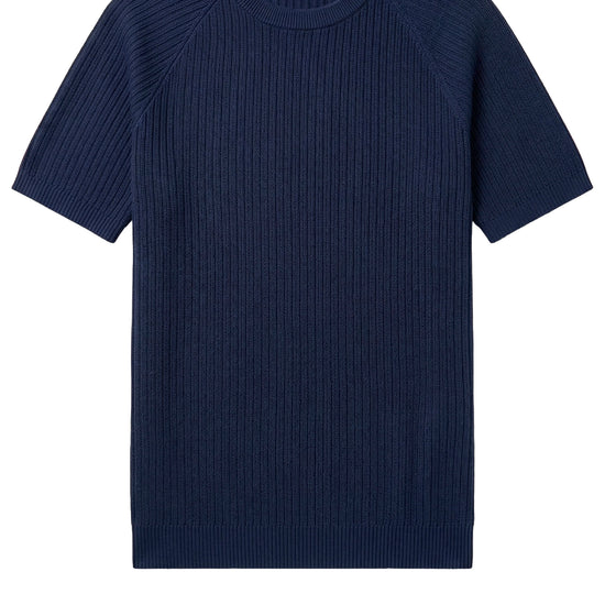 Raglan knit T-shirt in crepe cotton - MONTEZEMOLO