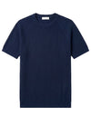 Raglan knit T-shirt in crepe cotton - MONTEZEMOLO