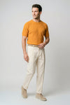 Raglan knit T-shirt in crepe cotton - MONTEZEMOLO