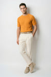 Raglan knit T-shirt in crepe cotton - MONTEZEMOLO