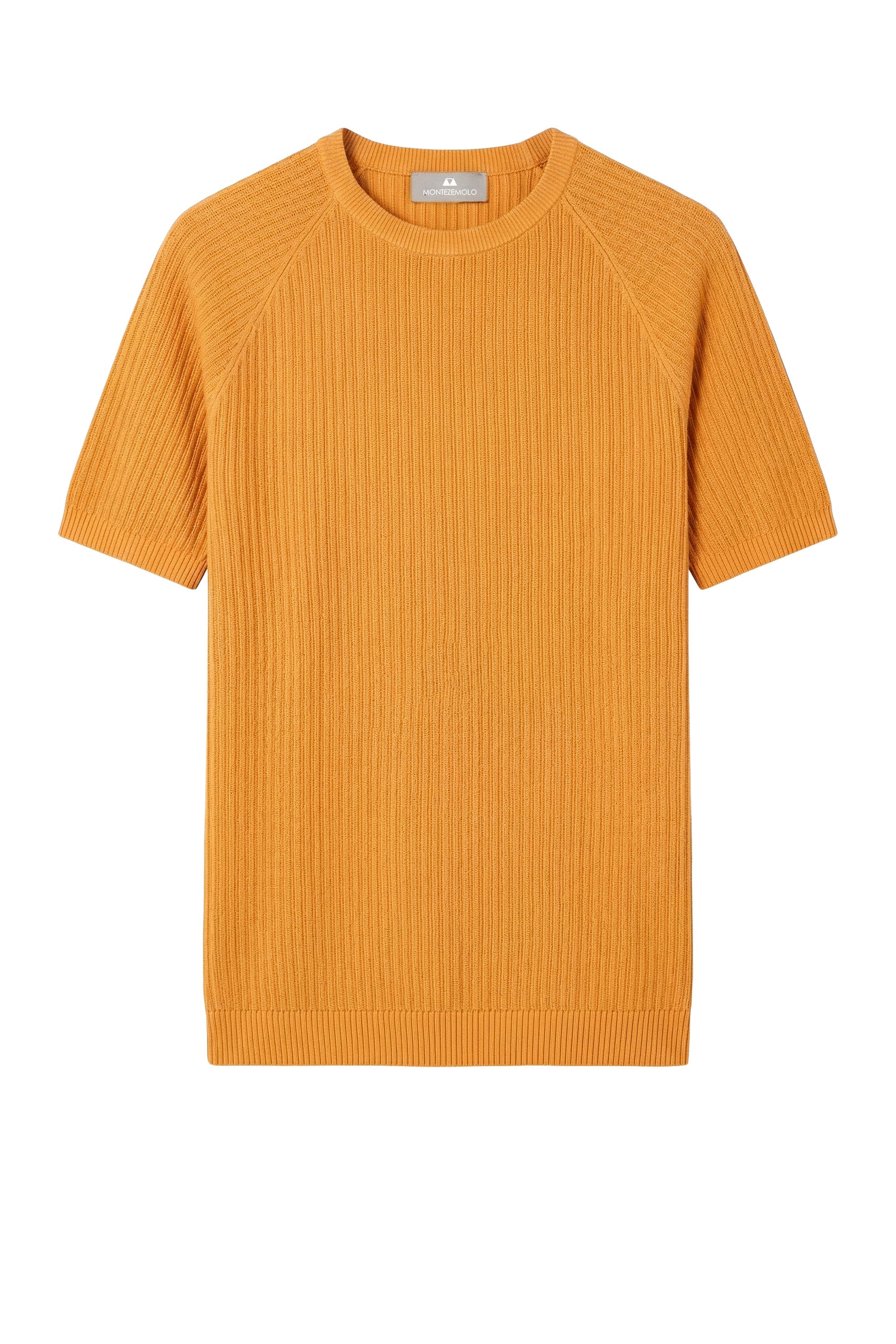 Raglan knit T-shirt in crepe cotton - MONTEZEMOLO