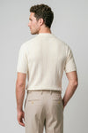 Textured-Knit t-shirt in crepe cotton - MONTEZEMOLO