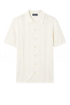 Textured-Knit t-shirt in crepe cotton - MONTEZEMOLO