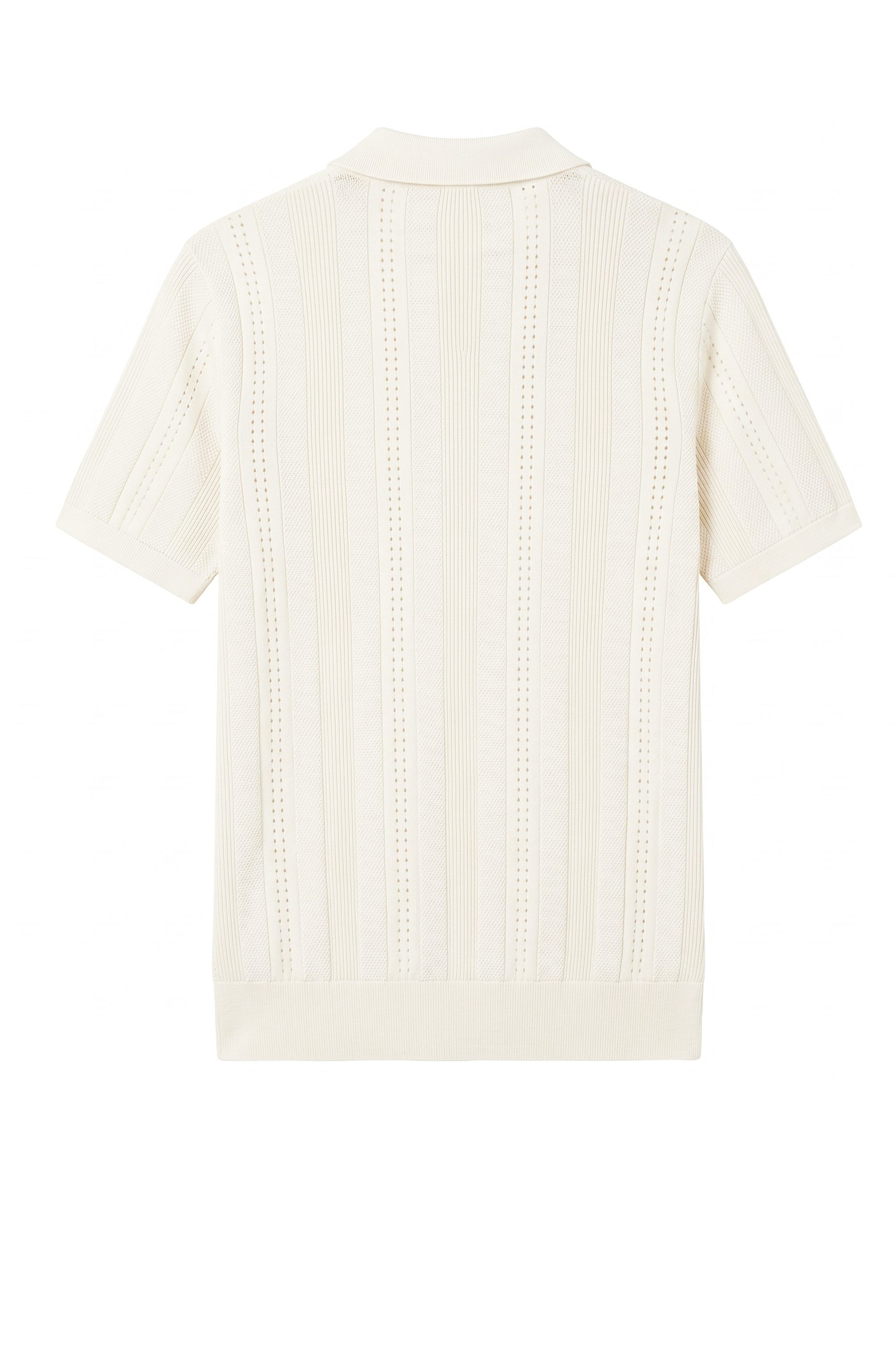 Textured-Knit t-shirt in crepe cotton - MONTEZEMOLO
