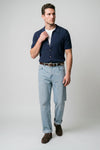 Textured-Knit t-shirt in crepe cotton - MONTEZEMOLO