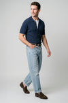 Textured-Knit t-shirt in crepe cotton - MONTEZEMOLO