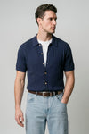 Textured-Knit t-shirt in crepe cotton - MONTEZEMOLO