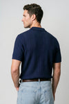 Textured-Knit t-shirt in crepe cotton - MONTEZEMOLO