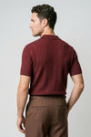 Texture-Knit t-shirt in crepe cotton - MONTEZEMOLO