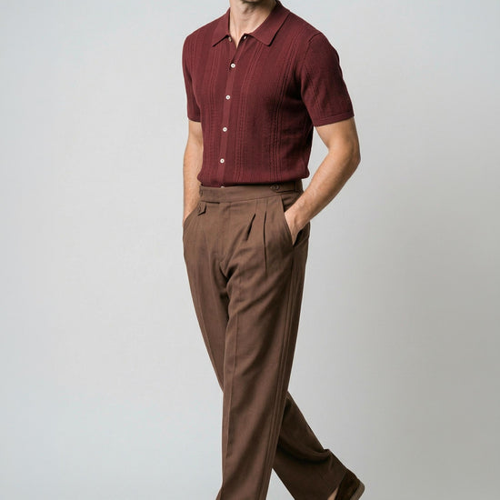 Texture-Knit t-shirt in crepe cotton - MONTEZEMOLO