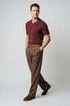 Texture-Knit t-shirt in crepe cotton - MONTEZEMOLO
