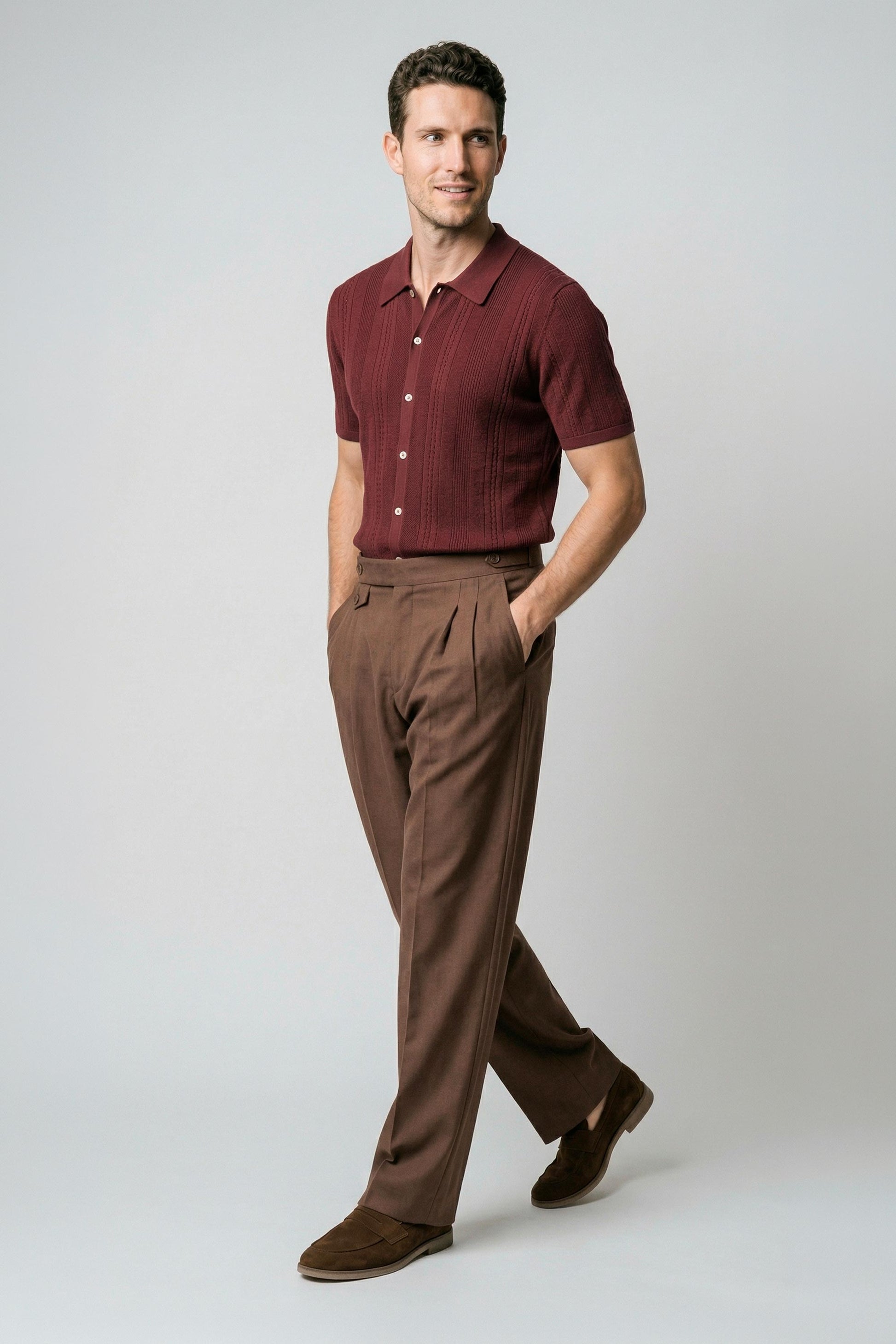 Texture-Knit t-shirt in crepe cotton - MONTEZEMOLO