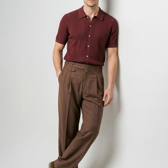 Texture-Knit t-shirt in crepe cotton - MONTEZEMOLO