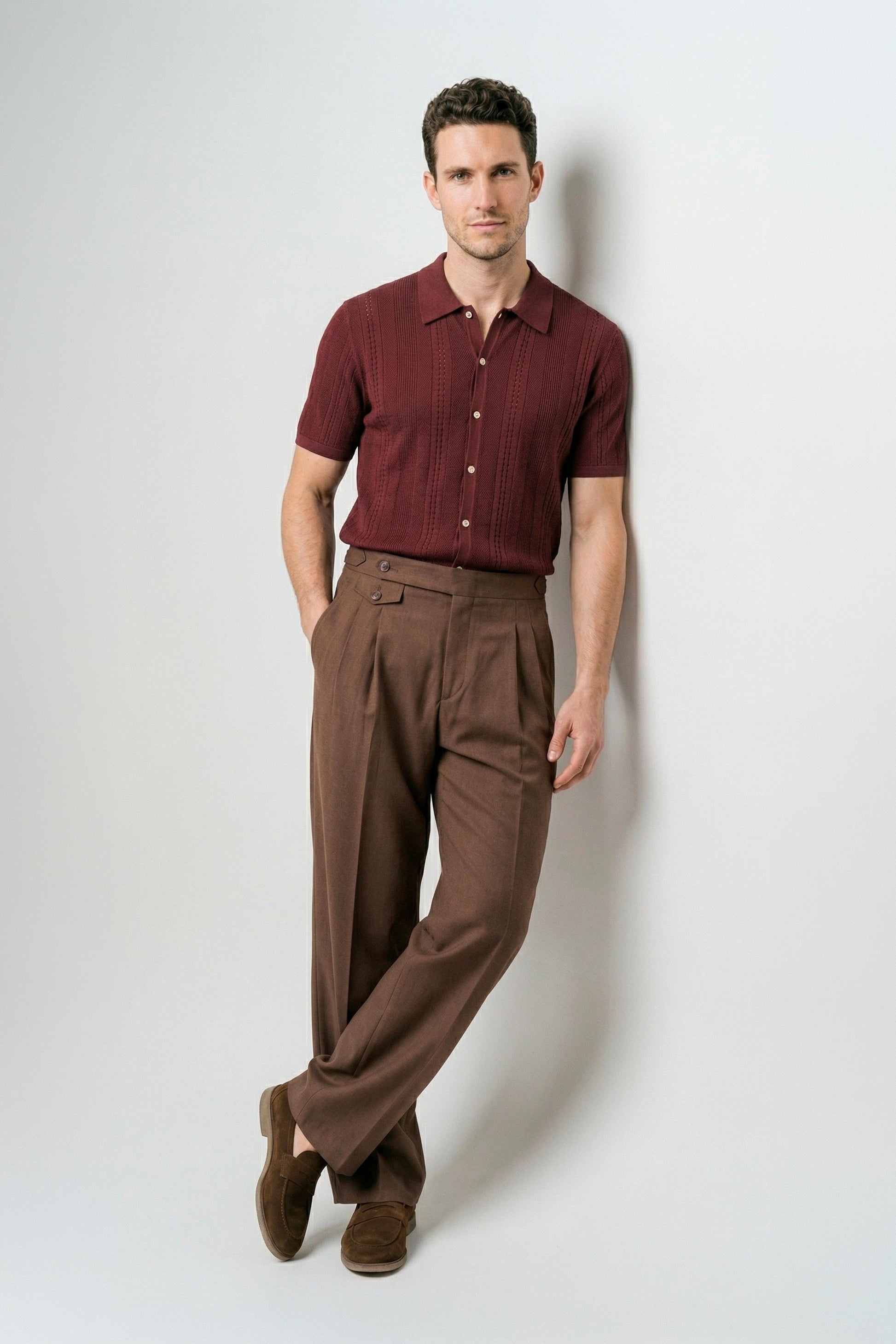 Texture-Knit t-shirt in crepe cotton - MONTEZEMOLO