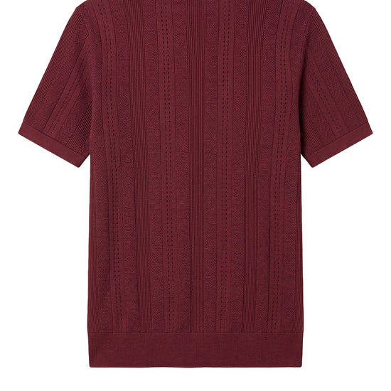 Texture-Knit t-shirt in crepe cotton - MONTEZEMOLO