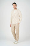Double-breasted knit cardigan jacket - MONTEZEMOLO