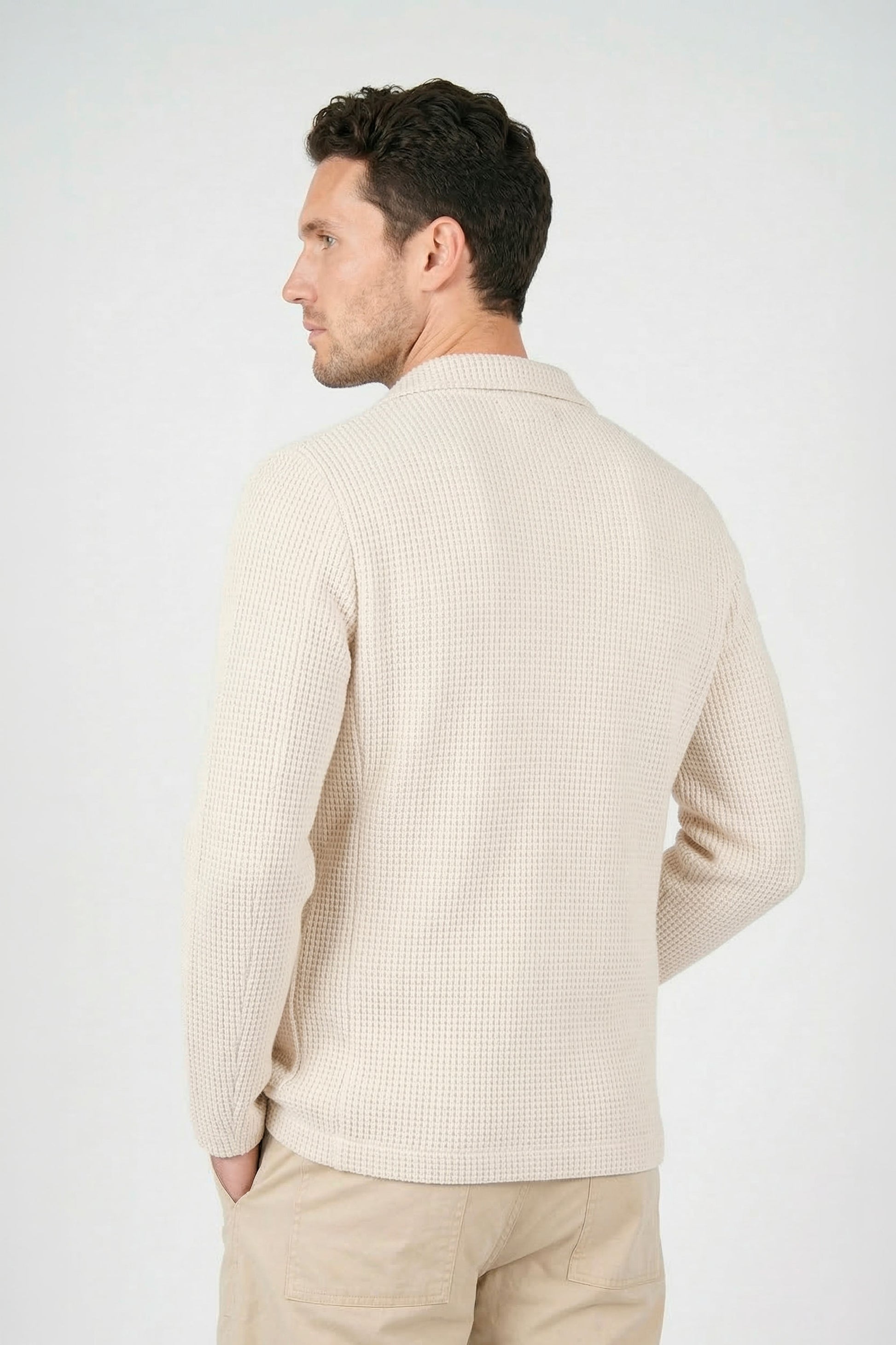 Double-breasted knit cardigan jacket - MONTEZEMOLO
