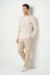 Double-breasted knit cardigan jacket - MONTEZEMOLO