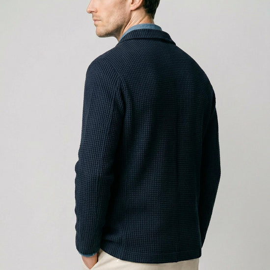 Double-breasted knit cardigan jacket - MONTEZEMOLO