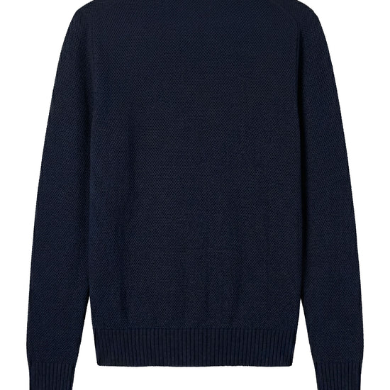 Rice-stitch cotton knit jacket - MONTEZEMOLO