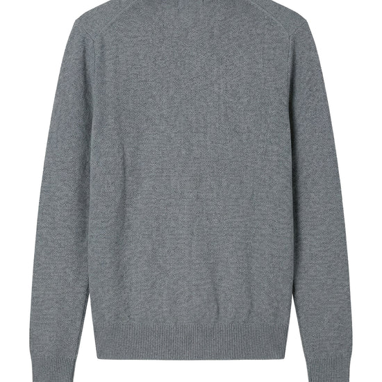 Rice-stitch cotton knit jacket - MONTEZEMOLO