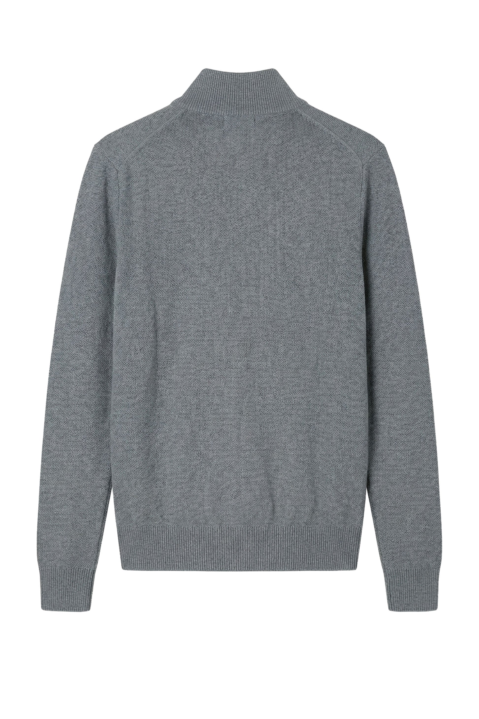 Rice-stitch cotton knit jacket - MONTEZEMOLO