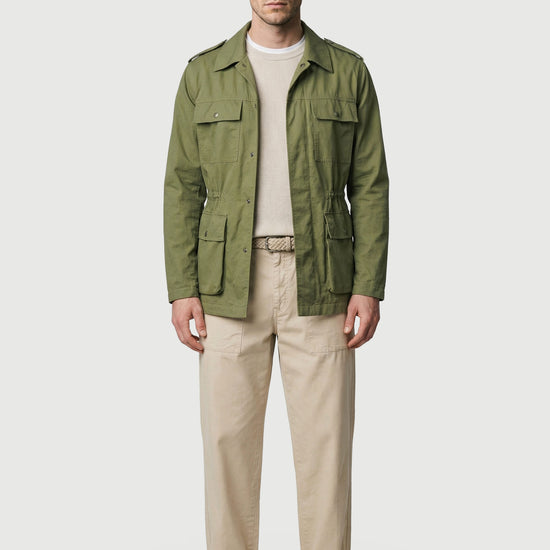 Lined four-pocket sahariana jacket - MONTEZEMOLO