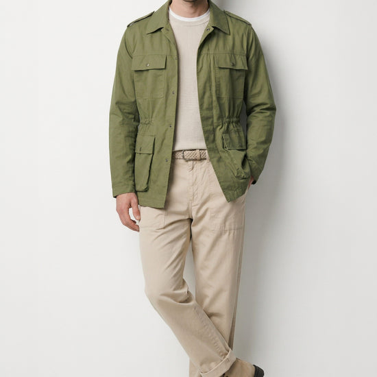 Lined four-pocket sahariana jacket - MONTEZEMOLO