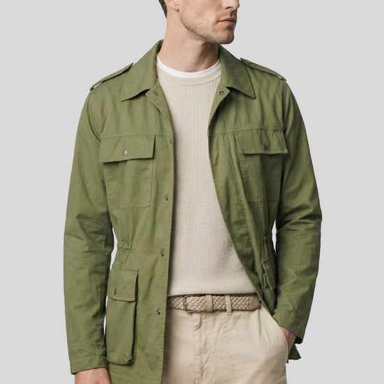 Lined four-pocket sahariana jacket - MONTEZEMOLO