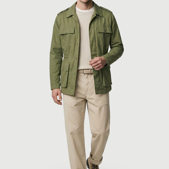 Lined four-pocket sahariana jacket - MONTEZEMOLO