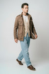 Unlined cotton & linen sahariana jacket - MONTEZEMOLO