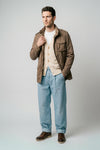 Unlined cotton & linen sahariana jacket - MONTEZEMOLO