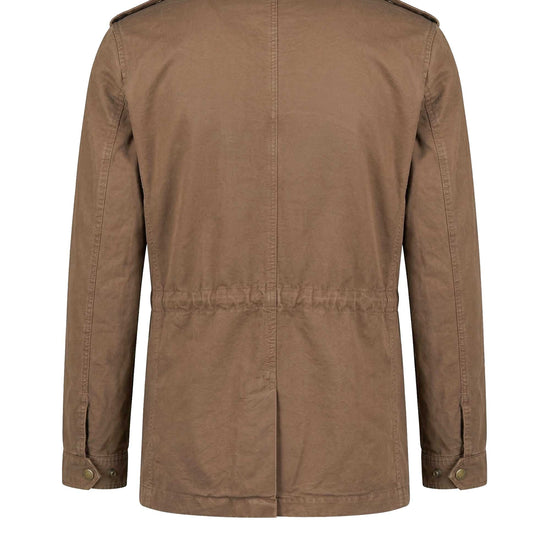 Unlined cotton & linen sahariana jacket - MONTEZEMOLO