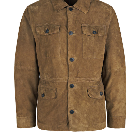 Unlined suede field jacket - MONTEZEMOLO