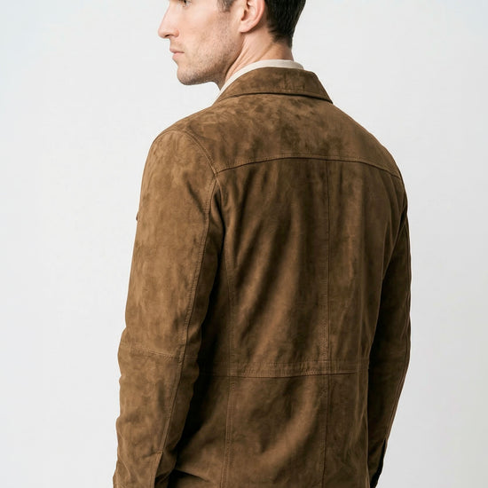 Unlined suede field jacket - MONTEZEMOLO